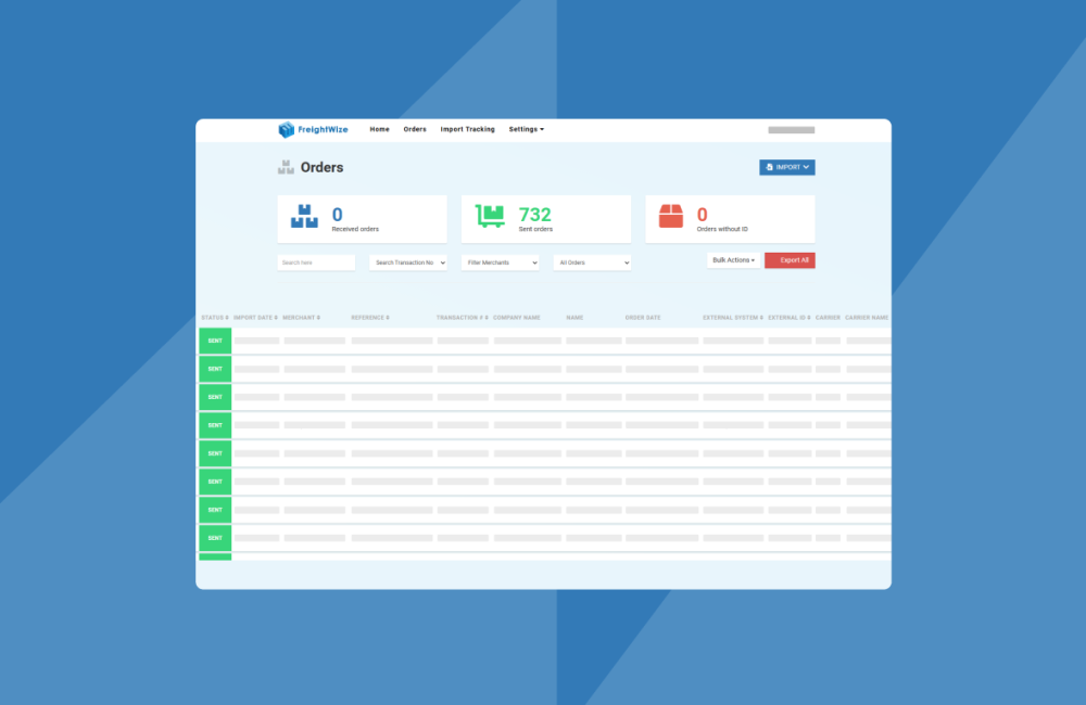 FreightWize – Order management and tracking system